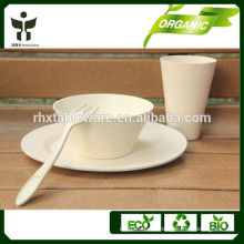 Eco-friendly Bamboo Fiber Tableware&Dinnerware Sets For Promotion 3pieces